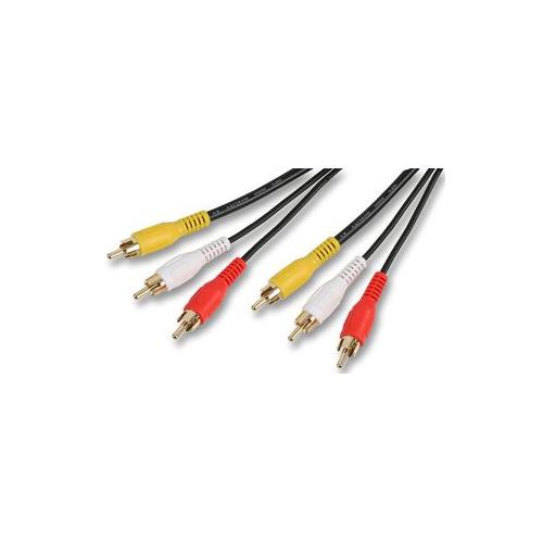 PRO SIGNAL - PSG00284 - 3X PHONO P TO P - 1M