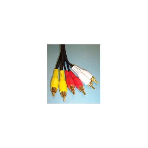 PRO SIGNAL - PSG00286 - 3X PHONO P TO P - 5M