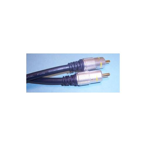 PRO SIGNAL - PSG00817 - HQ LEAD: PHONO PLUG TO PLUG (MALE-MALE) 2 METRES