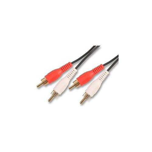 PRO SIGNAL - PSG02694 - 2X PHONO LEAD, GOLD, 1.8 METRES