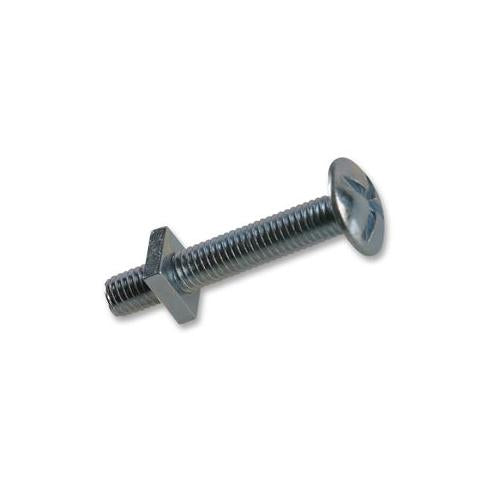 DURATOOL - RBN616 - ROOFING BOLTS WITH NUT M6 x 16mm 25 pk