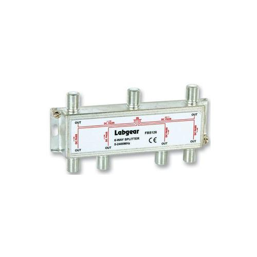 LABGEAR - FBS126 - SPLITTER 6-WAY POWER PASS