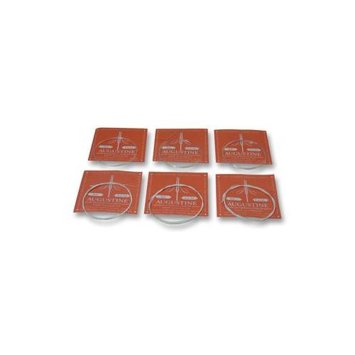 AUGUSTINE - ARD - AUGUSTINE GUITAR STRINGS - RED , CLASSICAL GUITAR - SET OF 6