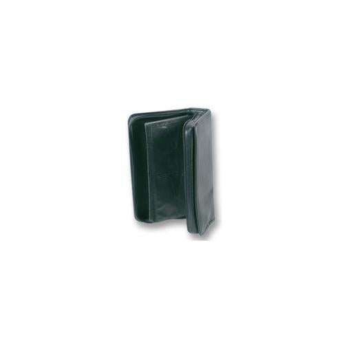 CD CARRY CASE, BLACK LEATHER LOOK, 96 DISC
