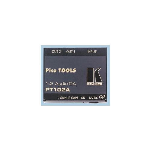 KRAMER - PT-102A - PT-102A AUDIO DISTRIBUTION AMPLIFIER, 1:2 ST