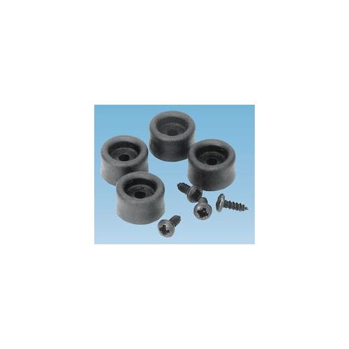 91450 - 'MSB' FASTENERS AND FEET , 4 FEET + SCREWS , PENN ELCOM