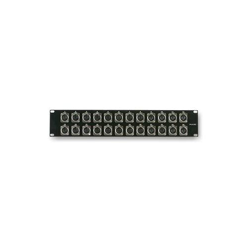 PULSE - PLS00025 - RACK PANEL, LOADED, 24 XLR SOCKET