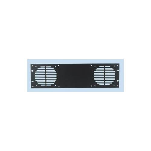 R1268/3UK/F2 - 3U FAN PANEL - 19"