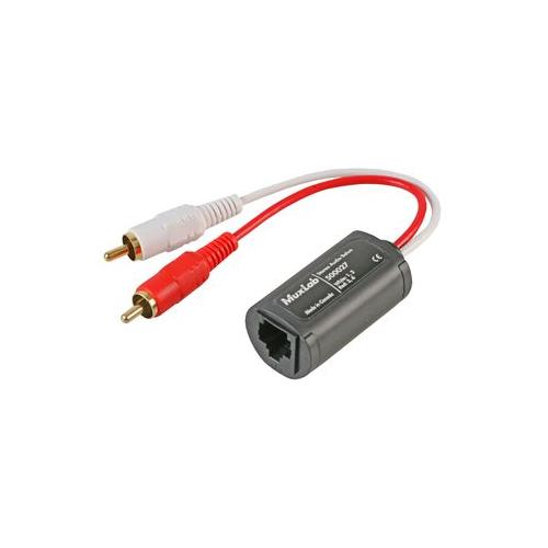 MUXLAB - 500027 - CAT5 AUDIO BALUN, STEREO, 2X PHONO , VIDEO OVER ETHERNET