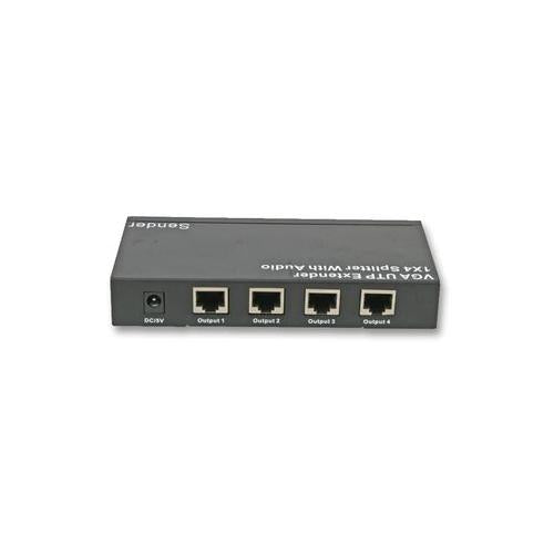 PRO SIGNAL - PSG03504 - VGA + AUDIO OVER CAT5 TX, 1 TO 4