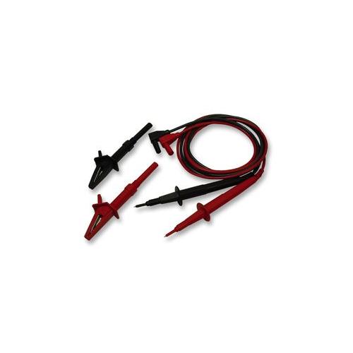 SILVERTRONIC - 131009/RA - TEST LEAD SET, R/A 4MM PLUG-PROBE-CROC