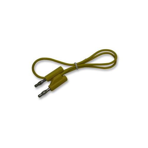 PRO SIGNAL - JR9235-0.5M YELLOW-ROHS - TEST LEAD, 4MM PLUG-PLUG YELLOW 0.5M