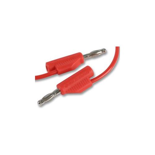 PRO SIGNAL - JR9235-1.5M RED-ROHS - TEST LEAD, 4MM PLUG-PLUG RED 1.5M