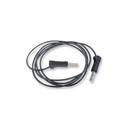 TLM28B - TEST LEAD, 4MM PLUG-PLUG 1M BLACK