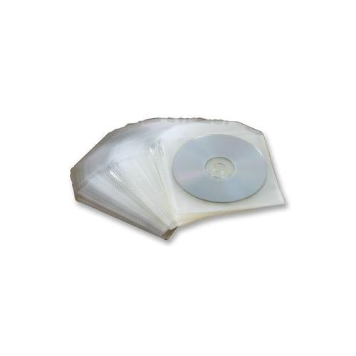 CS06A/120 - POLYPROPYLENE CD/DVD SLEEVES , 100 Pack
