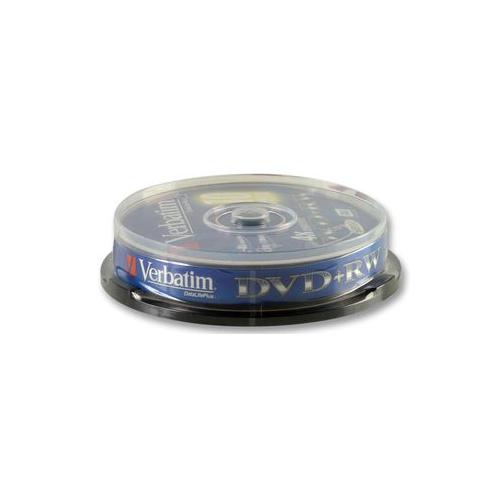 VERBATIM - 43488 - DVD+RW, DATALIFE, 10X SPINDLE