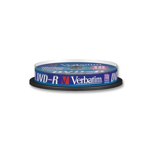 VERBATIM - 43523 - DVD-R 10 PACK SPINDLE 16X CAKE 10