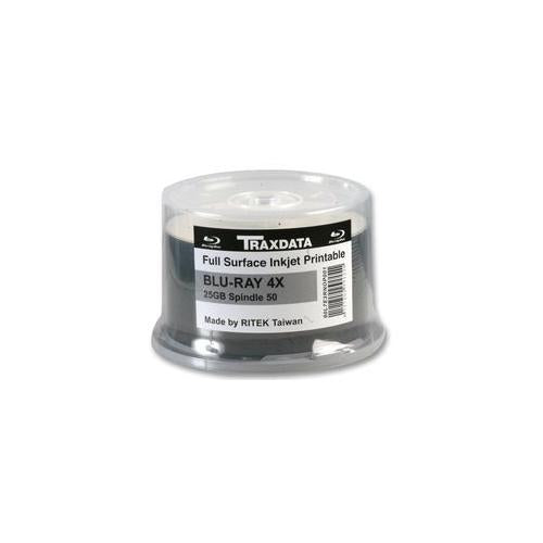 TRAXDATA - 90L7E3RNOP001 - BLU-RAY, 4X, PRINTABLE, SPINDLE , 50 PACK