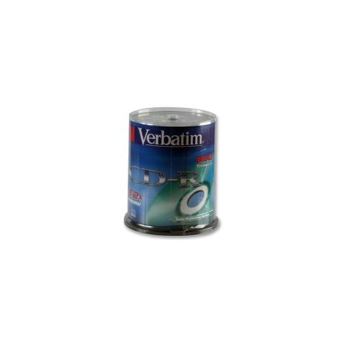 VERBATIM - 43411 - CD-R, 700MB, 52 SPEED, X100 SPINDLE
