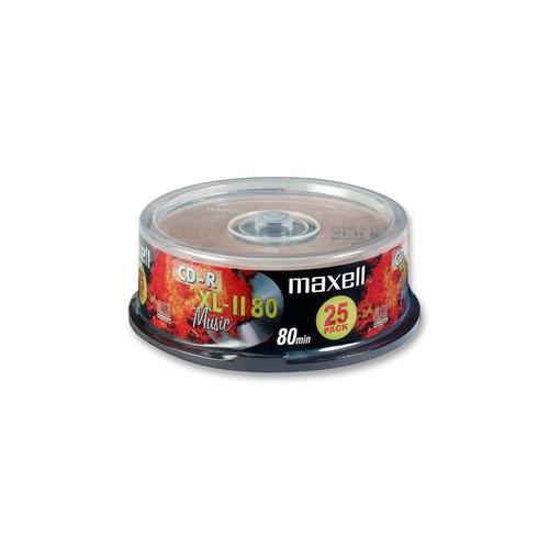 MAXELL - 628529.00.CN - CD-R FOR MUSIC, 25 PACK SPINDLE