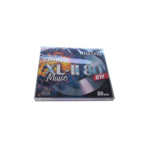 MAXELL - CD-R 80 RW MUSIC - 80MIN - SINGLE PACK