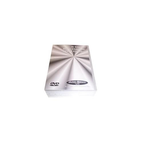 SDCD005 - SLIM DB DVD CASE , BLACK , 5 PACK