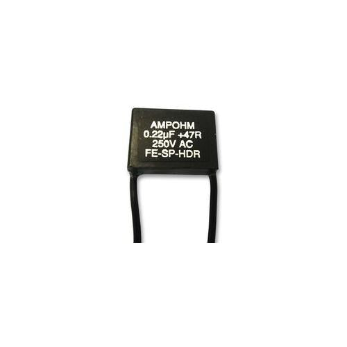 FE-SP-HDR23-220/47 Ampohm Wound Products Contact Suppressor, 0.22UF, 47R