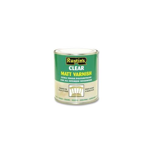 POMC500 Rustin'S Varnish, Poly. Matt, Clear, 500Ml