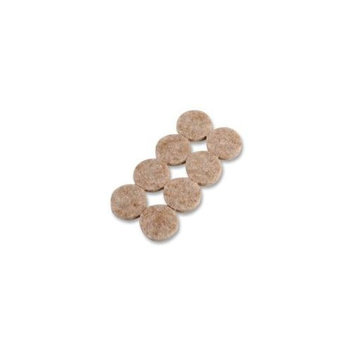 D01233 Duratool Felt Pads , 25mm , Round (pack 12)