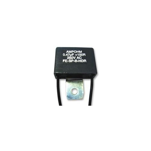 FE-SP-B-HDR28-470/100 Ampohm Wound Products Contact Suppressor, 0.47UF, 100R