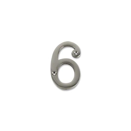 D01268 Duratool Numeral , 3" , Chrome , No '6 And 9'