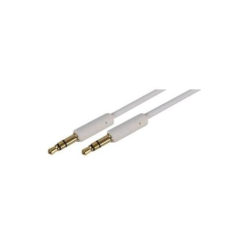 PSG03747 Pro Signal 3.5mm Lead, Stereo, Slim, White, 1M Cable