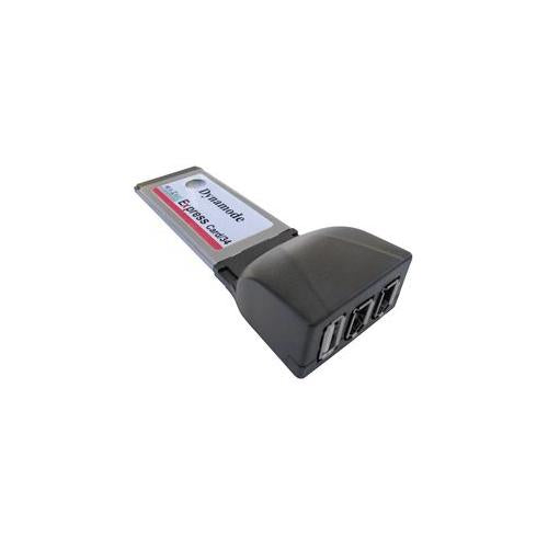 PcmX1U2FW Dynamode Adaptor , Expresscard 34 , USB+Firewire