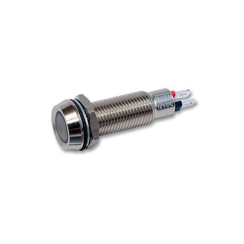 508-997-21 Marl LED Indicator, 12Vdc, White