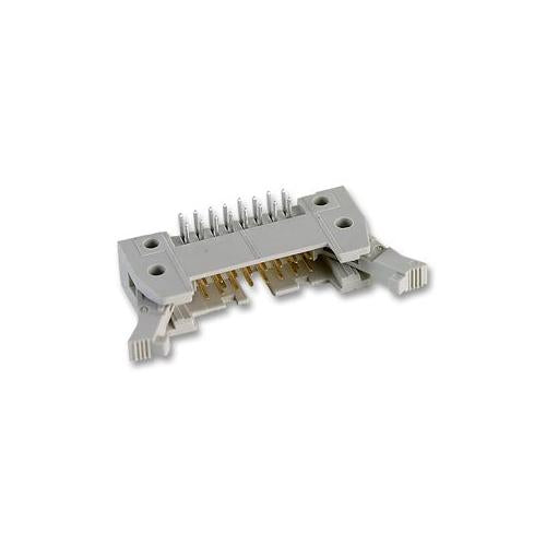 09 18 516 7903 Harting Header, Right Angle, L/Latch, 16Way