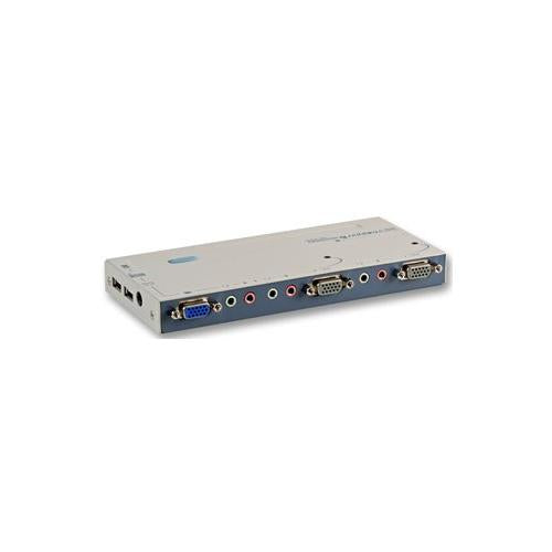 KVM-627A Rextron KVM , USB , Compact 2 Port+Audio+Leads – Rapidwarehouse