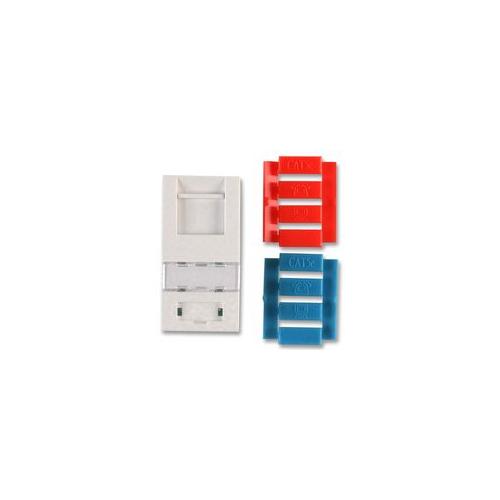70402RE Philex Module,Rj45,Cat5E,White