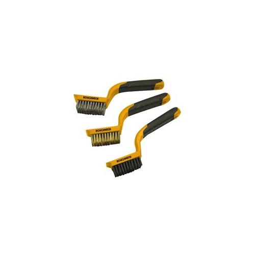 52-012 Roughneck Wire Brush Set , WIDE , 3Pc