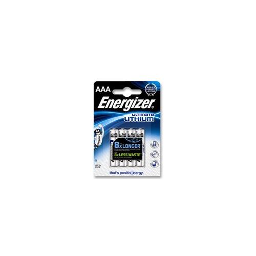 629612 Energizer Battery, Ultimate Lithium AAA 4Pk