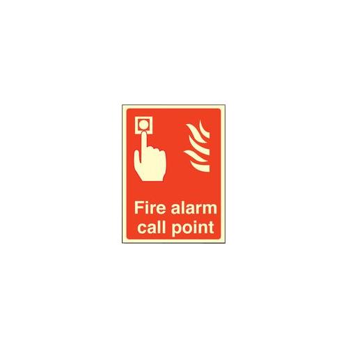 SIGN, FIRE ALARM CALL POINT, Self Adhesive Vinyl , 21011E