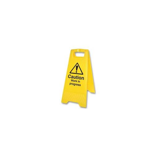 58540 - SIGN, WORK IN PROGRESS STANDING, RP