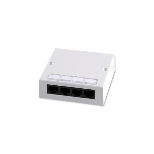 5506 Videk Faceplate,4 Way,Cat 5E,Vertical