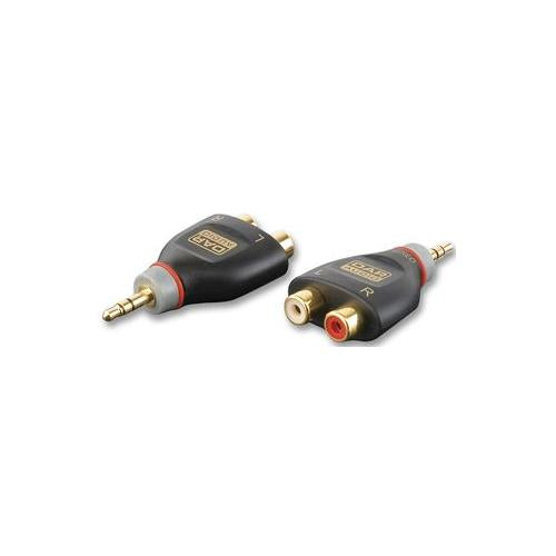 XGA17 Xcaliber Adaptor, 2X Phono Socket To 3.5mm Plug