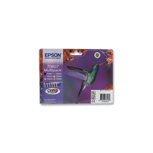 T0807 Epson Ink Cartridge , Multipack