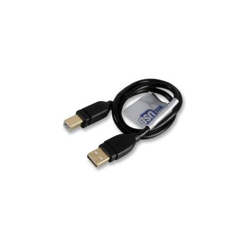 046772 Hama Lead , USB 2.0 , A To B Gold , 3.0M , Black