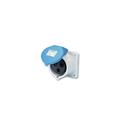 13703. Ceenorm 32A 240V 3P Panel Socket