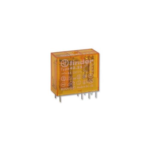 4052-8240 Finder Relay, PCB 8A DPCO 240VAC