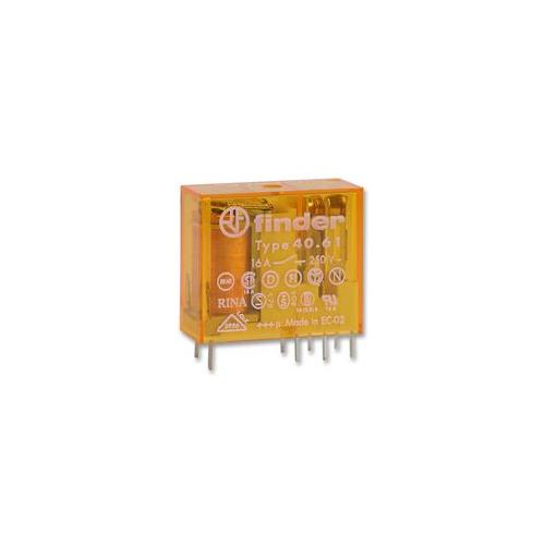 4061-8240 Finder Relay, PCB 16A SPCO 240VAC