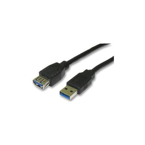 CAC250044 Pro Signal Lead , USB3.0 A Male-A Female 3M Black