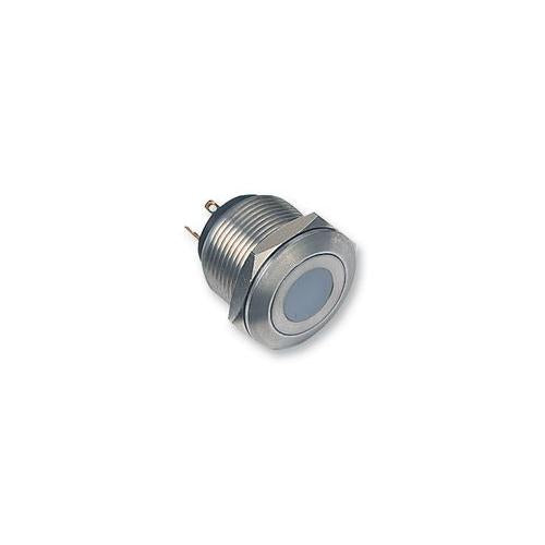 AV09C7L3D2403E Apem 19mm Pushbutton Sec.Switch Green Led